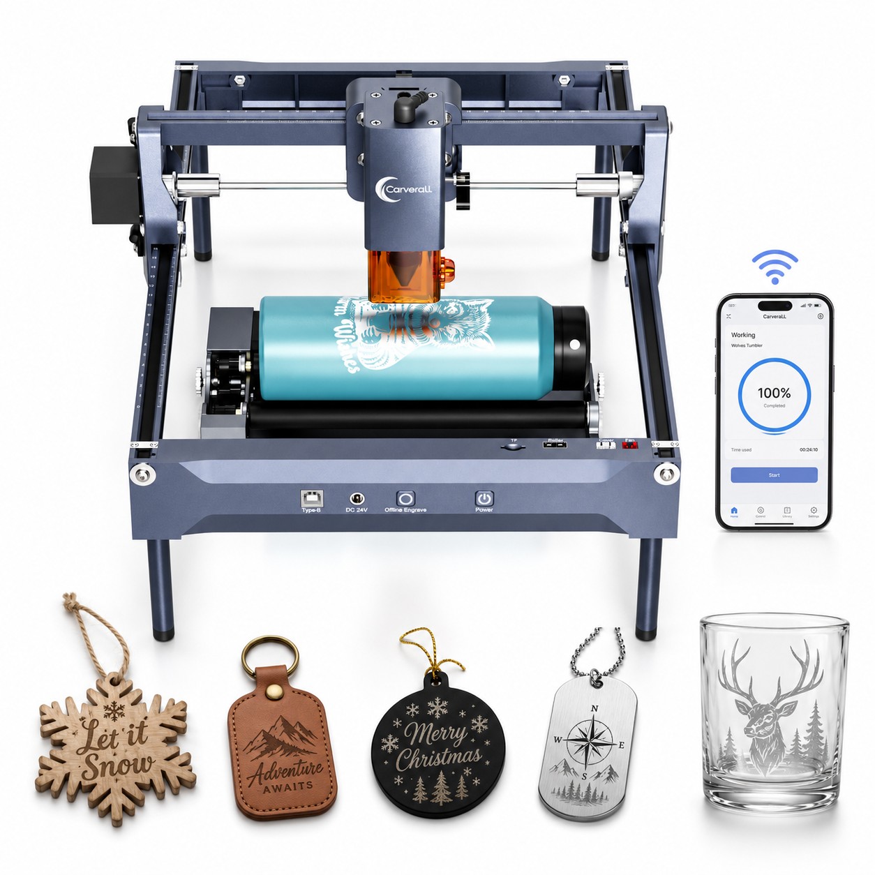 Industrial Laser Engraver - Carverall K15 Pro Lazer Gravür Makinesi