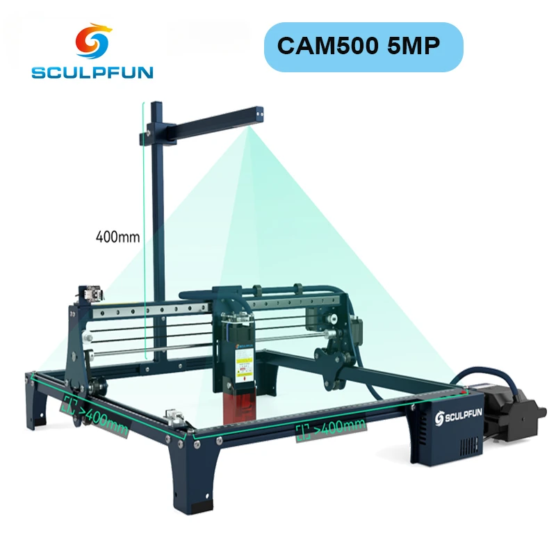 Industrial Laser Engraver - SCULPFUN CAM500 Lightburn Kamera ile Hassas
