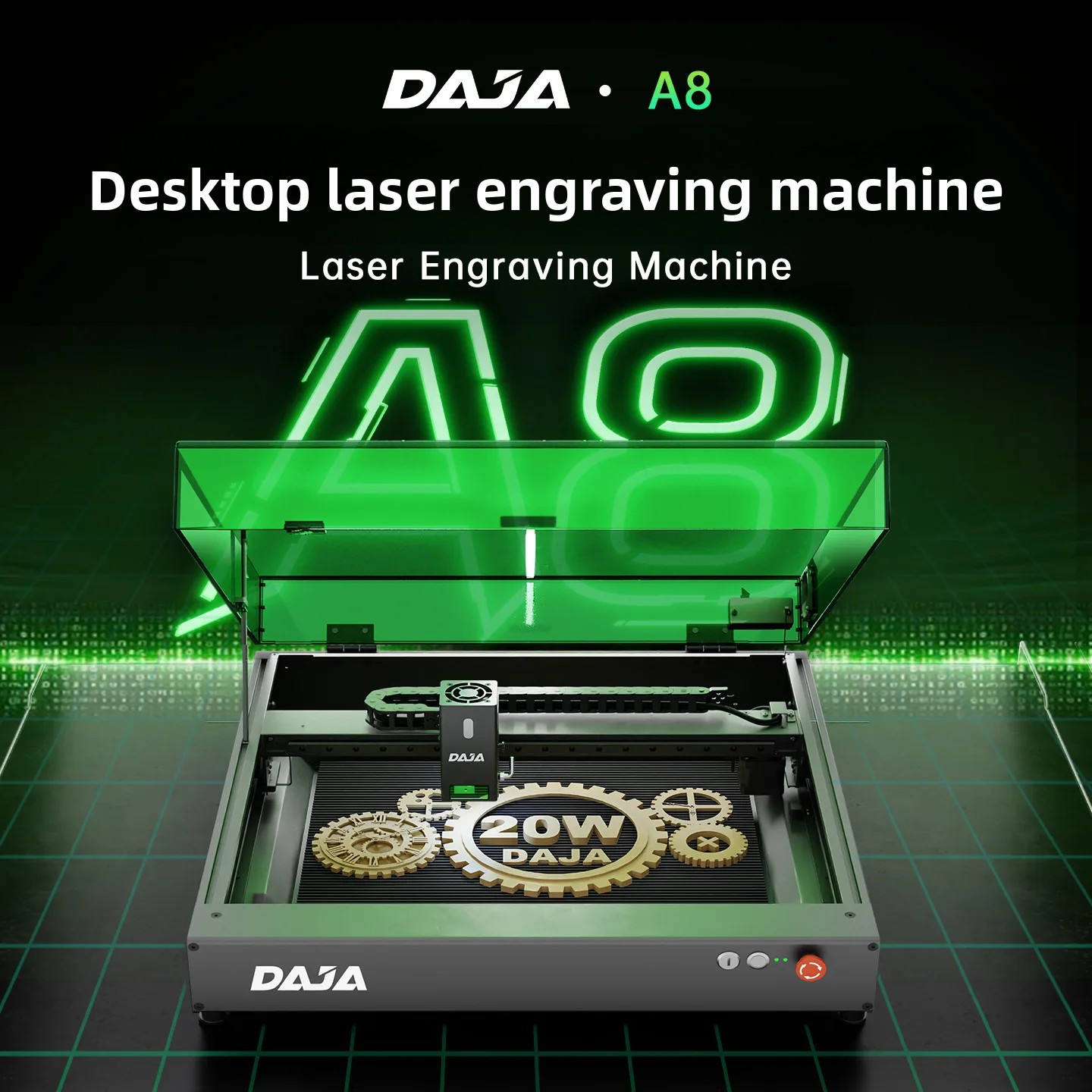 DAJAA8 Lazer Gravür Makinesi K - Laser Marking Machine incelemesi ve fiyatı