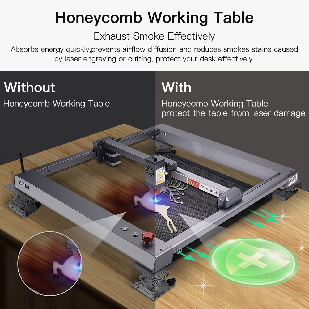 Lazer oyma makinesi hızlı hız  - Honeycomb Laser Bed incelemesi ve fiyatı
