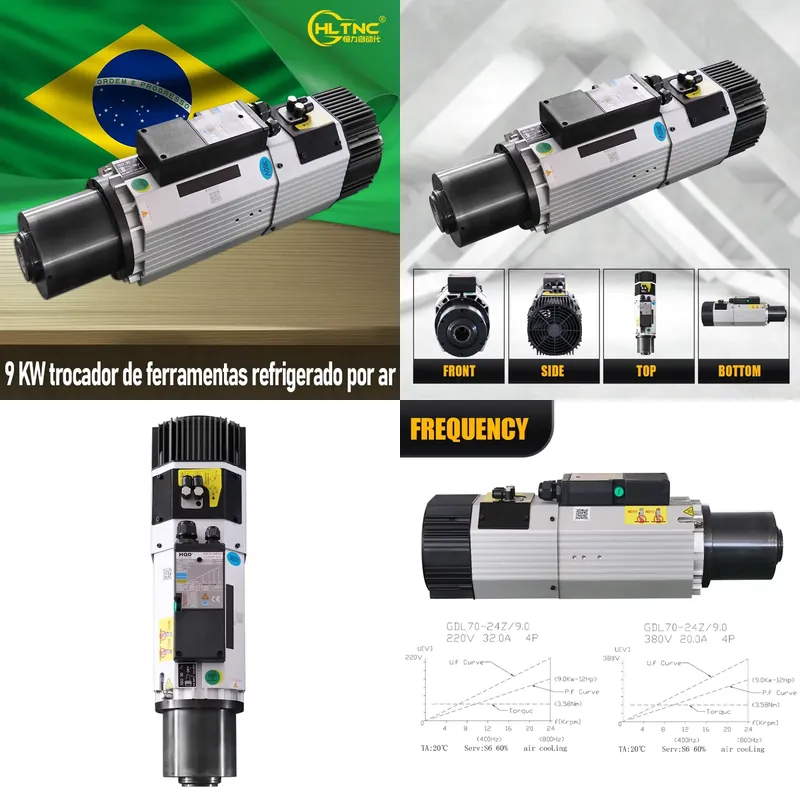 AP01 9KW ISO30 Hava Soğutmalı  - Cnc Spindle Motor incelemesi ve fiyatı